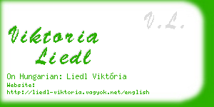 viktoria liedl business card